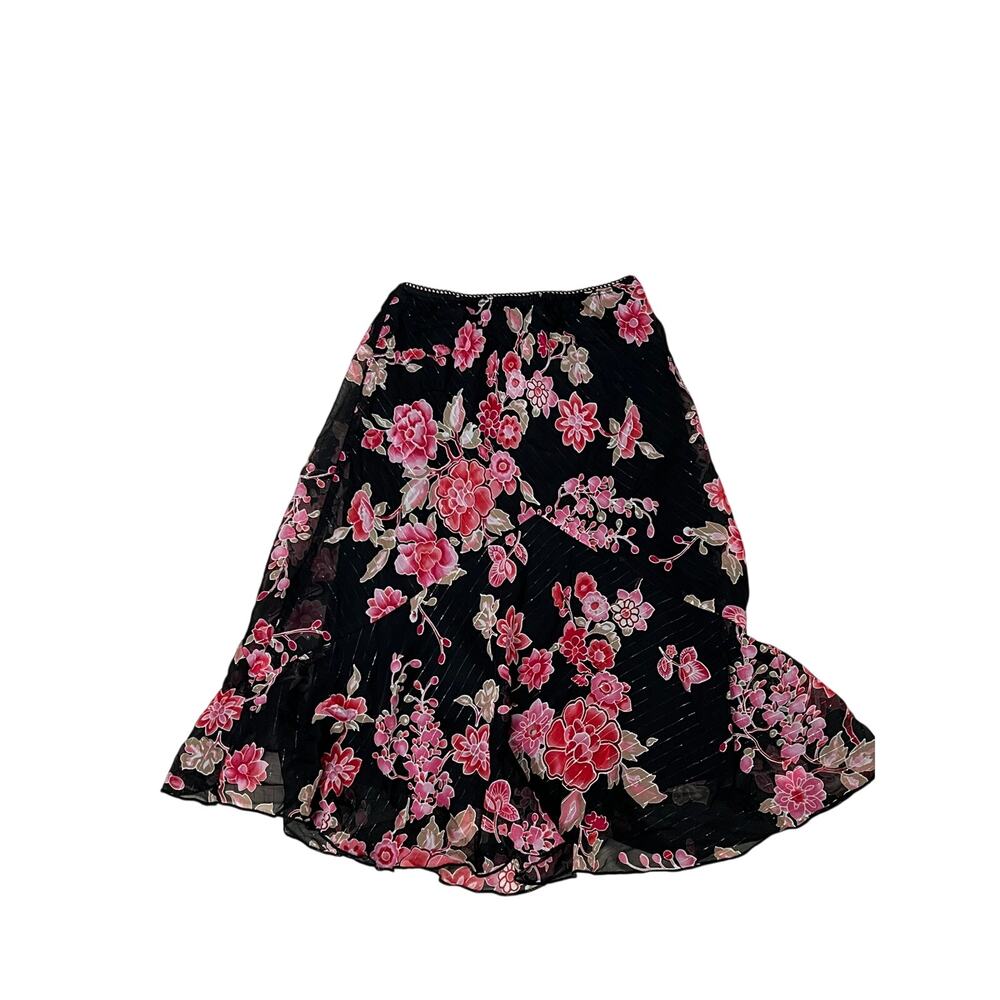Amy Byer Vintage Floral Skirt, Medium